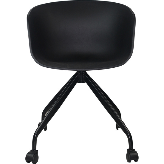 OFFICE CHAIR SIMPLY NEGRO 49*57.5*82*46CM THINIA HOME  image 1