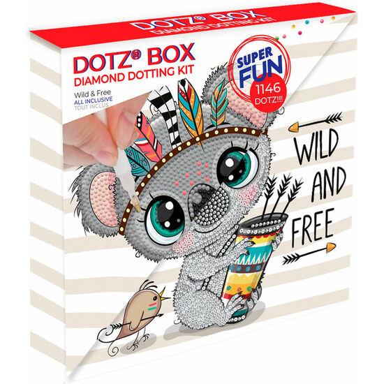 SET PINTURA CON DIAMANTES WILD & FREE DIAMOND DOTZ image 0