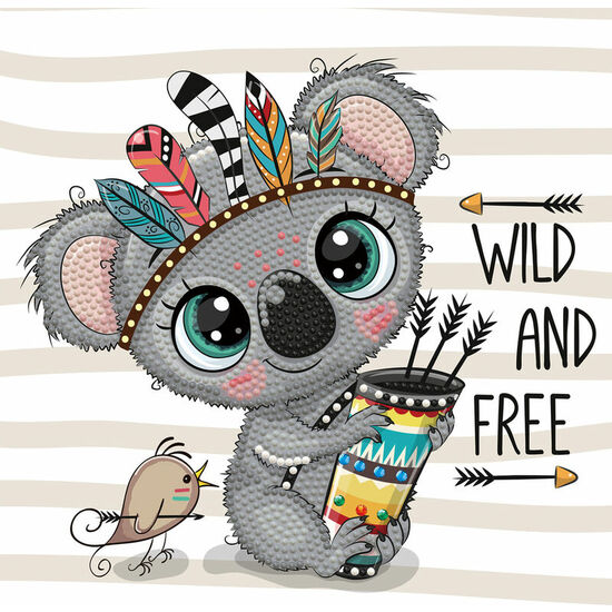 SET PINTURA CON DIAMANTES WILD & FREE DIAMOND DOTZ image 1