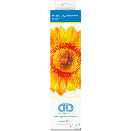 SET PINTURA CON DIAMANTES HAPPY DAY SUNFLOWER DIAMOND DOTZ image 1