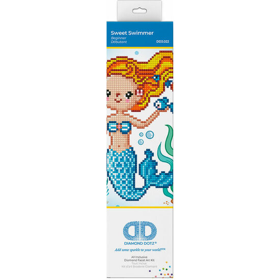 SET PINTURA CON DIAMANTES SWEET SWIMMER DIAMOND DOTZ image 0