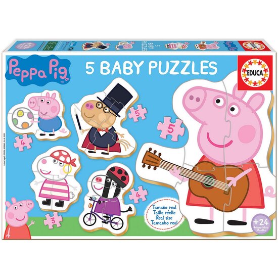 PEPPA PIG BABY PUZZLES 5 EN 1  image 0