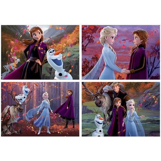 FROZEN MULTI 4 PUZZLE /20-80 PZAS image 1