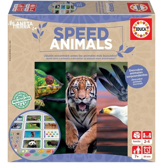 JUEGO MESA SPEED ANIMAL PLANETA TIERRA image 0