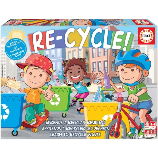 JUEGO RE-CICLE APRENDE A RECICLAR+4AÑOS image 0
