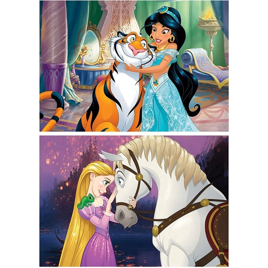 PRINCESAS DISNEY PUZZLE MADERA 2X16 image 1