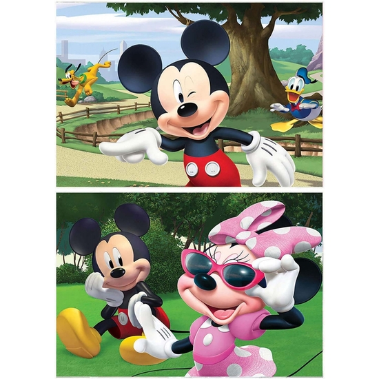 MICKEY&FRIENDS PUZZLE DOBLE 2X20 image 1