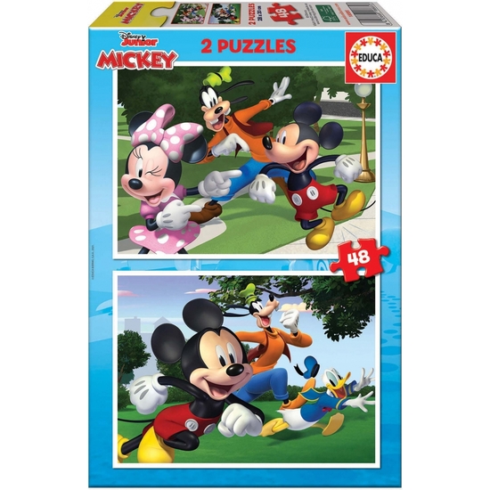 MICKEY&FRIENDS PUZZLE DOBLE 2X48 image 0