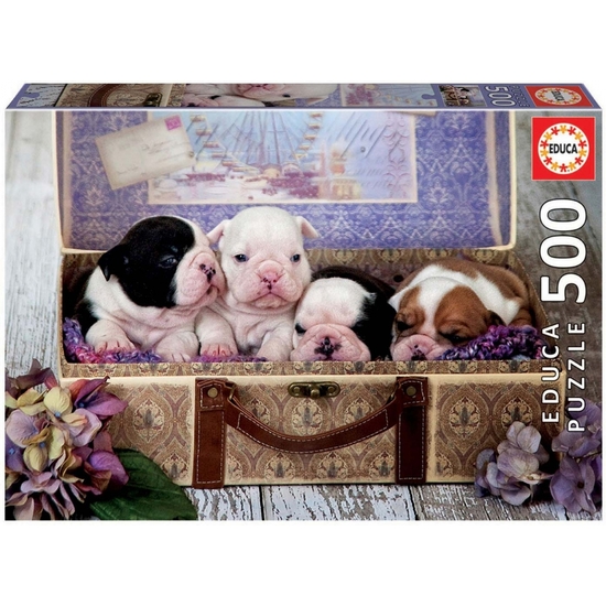 PUZZLE EDUCA 500 PZAS CACHORROS image 0