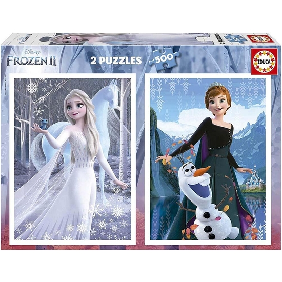 FROZEN Y ANNA PUZZLE DOBLE 2X500 image 0