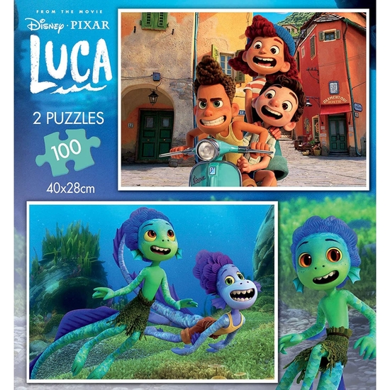 LUCA DISNEY PUZZLE 2X100 PZAS image 1