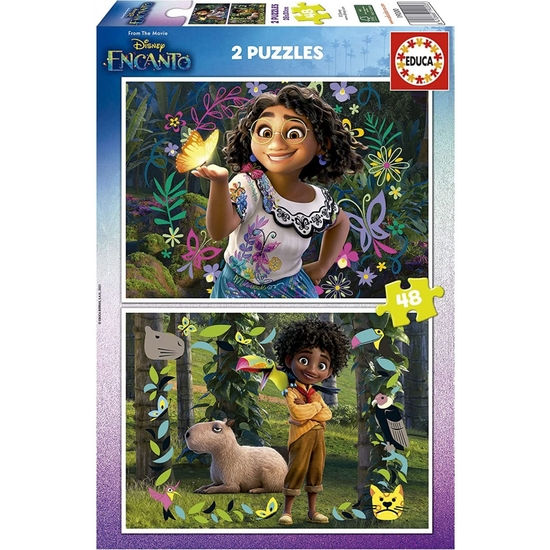 ENCANTO DISNEY PUZZLE 2X48 PZAS image 0