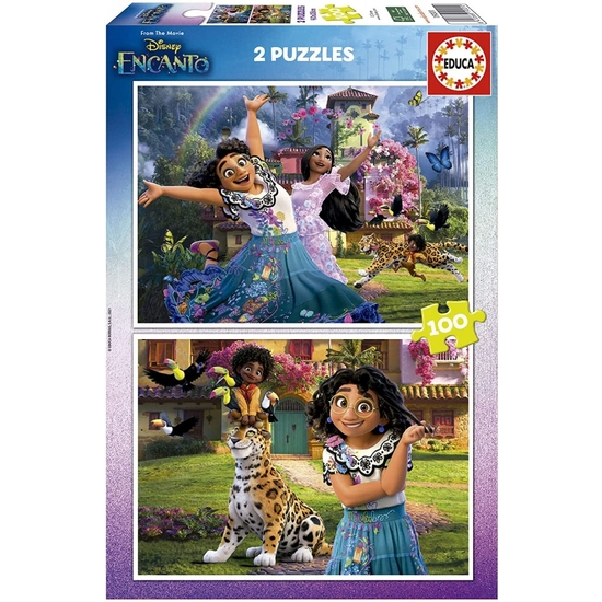 ENCANTO DISNEY PUZZLE 2X100 PZAS image 0