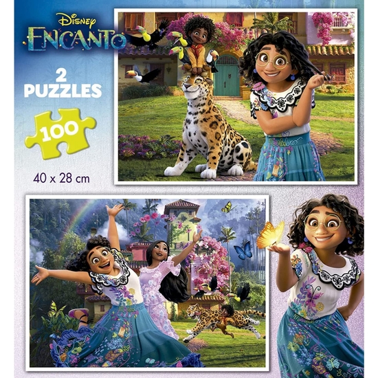 ENCANTO DISNEY PUZZLE 2X100 PZAS image 1