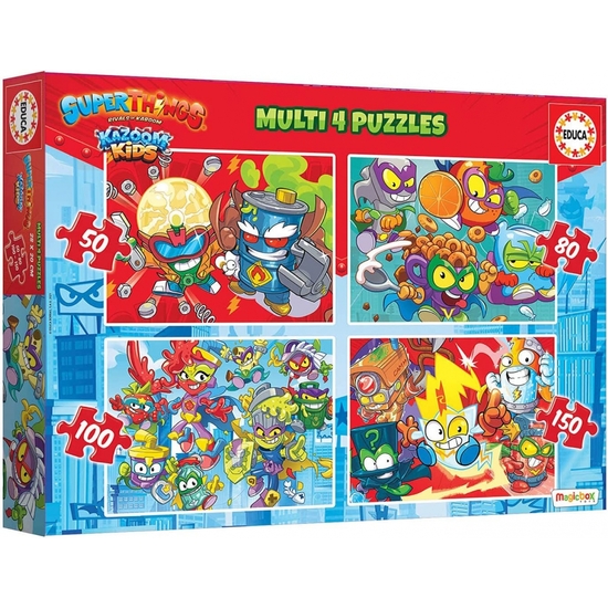 SUPERTHINGS MULTIPUZZLE 50-80-100-150PZ image 0