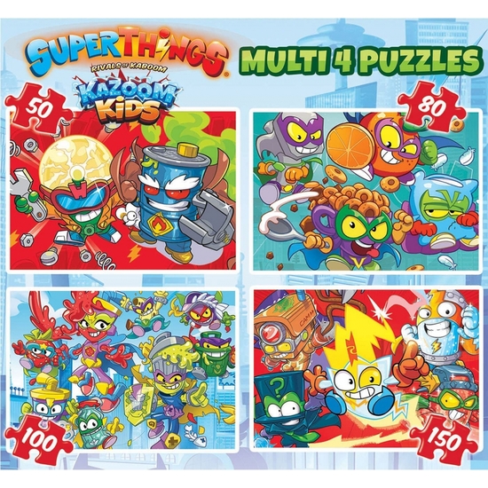 SUPERTHINGS MULTIPUZZLE 50-80-100-150PZ image 1