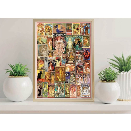PUZZLE EDUCA 1000 PIEZAS COLLAGE ART NOVEAU image 2