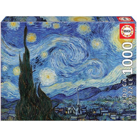 PUZZLE EDUCA 1000 PIEZAS VAN GOGH NOCHE ESTRELLADA image 0