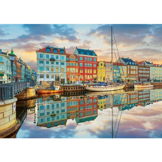 PUZZLE EDUCA 2000 PIEZAS PUERTO COPENHAGUE image 1