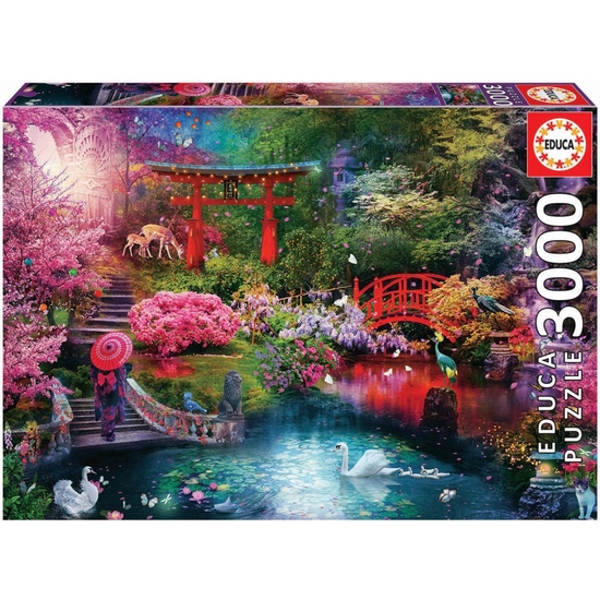 PUZZLE EDUCA 3000 JARDÍNA JAPONÉS image 0