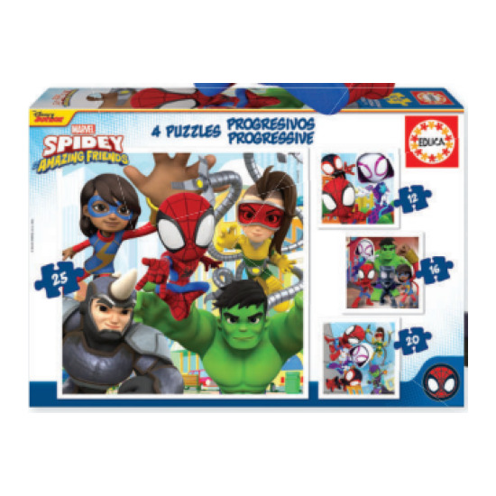 SPIDEY PUZZLE PROGRESIVO 12-16-20-25 image 0