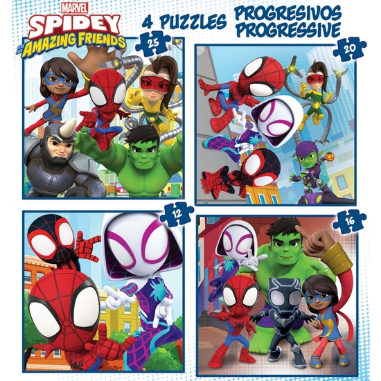 SPIDEY PUZZLE PROGRESIVO 12-16-20-25 image 1