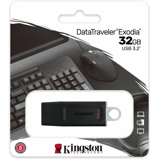 MEMORIA USB EXODIA KINGSTON 32GB 3.2 image 0