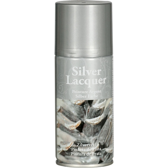BOTE SPRAY PINTURA PLATA 150 ML image 0