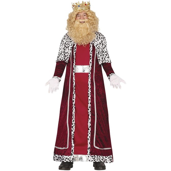 TRAJE REY MAGO RUBIO GASPAR ADULTO image 0