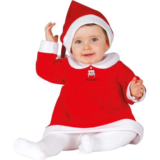 TRAJE MAMA NOEL 6-12MESES GORROVESTIDO image 0