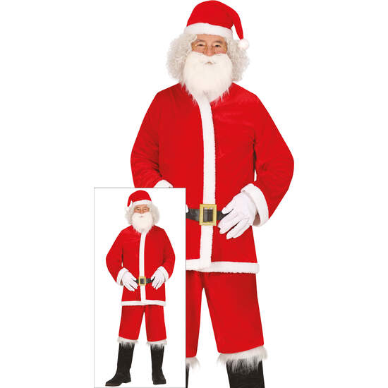 TRAJE ADULTO PAPÁ NOEL TERCIOPELO PREM image 0