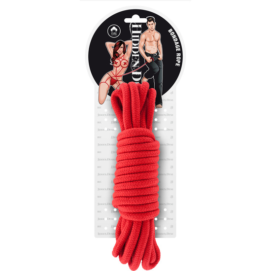 BONDAGE ROPE 5 METER RED image 1