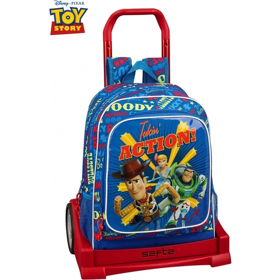 TOY STORY MOCHILA + CARRO 42X32X14 image 0