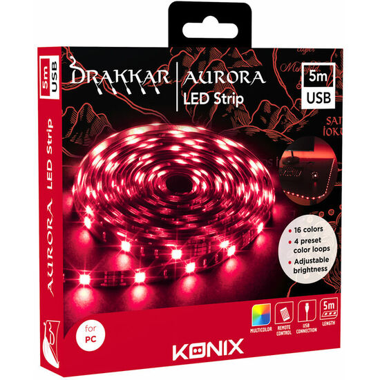 LUCES LED DRAKKAR AURORA 5M image 0