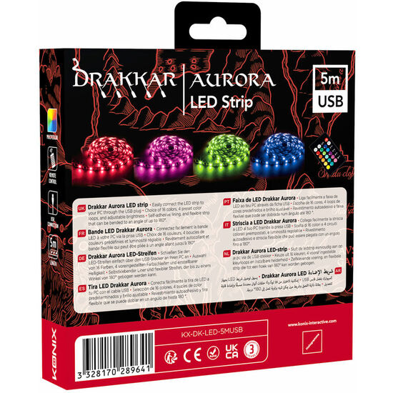 LUCES LED DRAKKAR AURORA 5M image 1