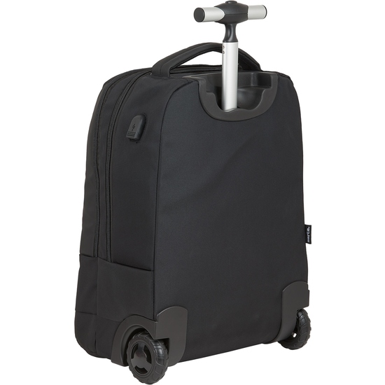 MOCHILA TROLLEY BUSINESS ORDENADOR Y TABLET USB 43X32 CM image 1