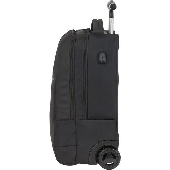 MOCHILA TROLLEY BUSINESS ORDENADOR Y TABLET USB 43X32 CM image 2