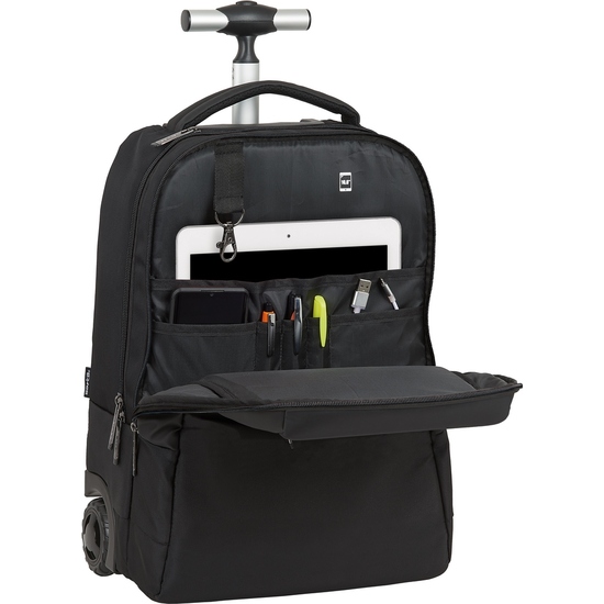 MOCHILA TROLLEY BUSINESS ORDENADOR Y TABLET USB 43X32 CM image 4