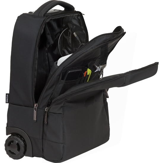 MOCHILA TROLLEY BUSINESS ORDENADOR Y TABLET USB 43X32 CM image 5