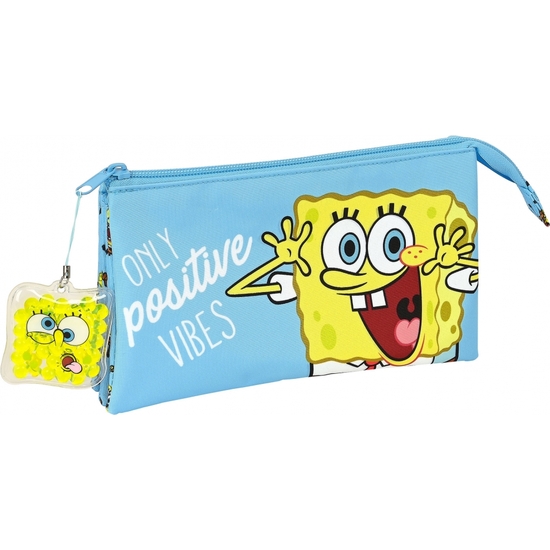 BOB ESPONJA PORTATODO TRIPLE 22X12 image 0