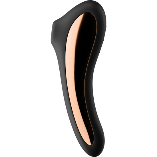 SATISFYER DUAL KISS AIR PULSE VIBRATOR - BLACK image 2