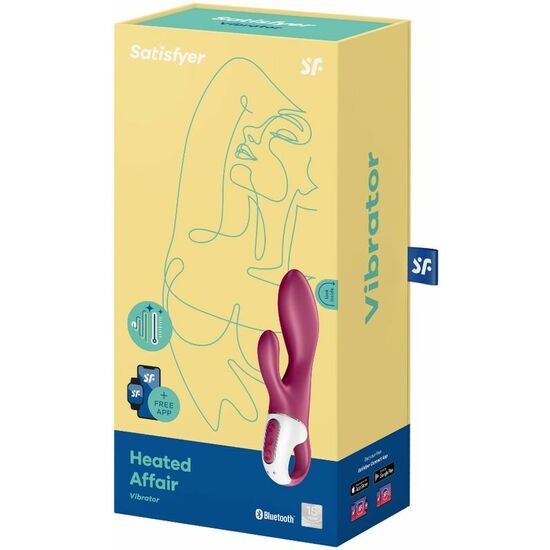 SATISFYER HEATED AFFAIR WARMING RABBIT VIBRATOR image 3