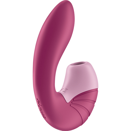 SATISFYER SUPERNOVA INSERTABLE DOUBLE AIR PULSE VIBRATOR - BERRY image 2