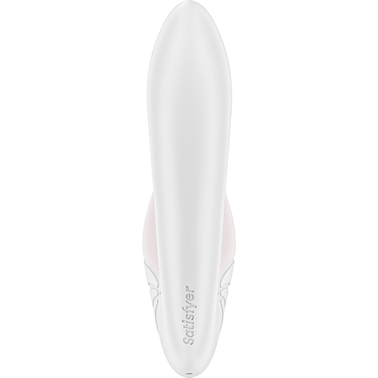 SATISFYER SUPERNOVA INSERTABLE DOUBLE AIR PULSE VIBRATOR - WHITE image 2