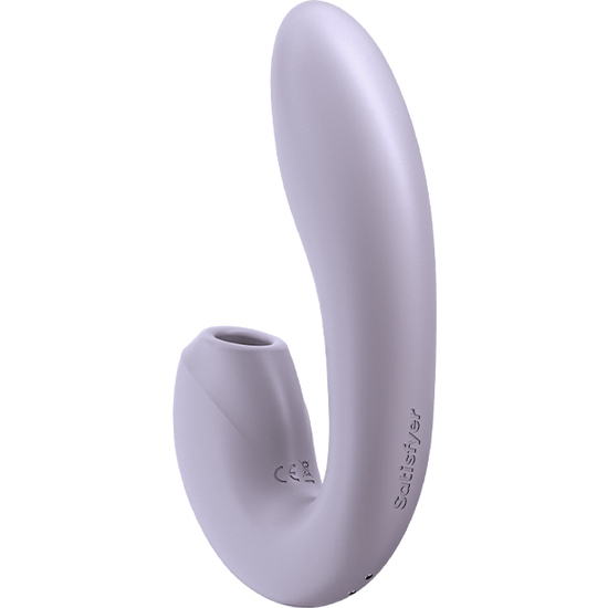 SATISFYER SUNRAY INSERTABLE DOUBLE AIR PULSE VIBRATOR - LILAC image 2