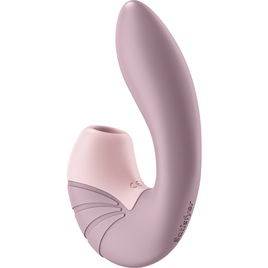 SATISFYER SUPERNOVA INSERTABLE DOUBLE AIR PULSE VIBRATOR - OLD ROSE image 0
