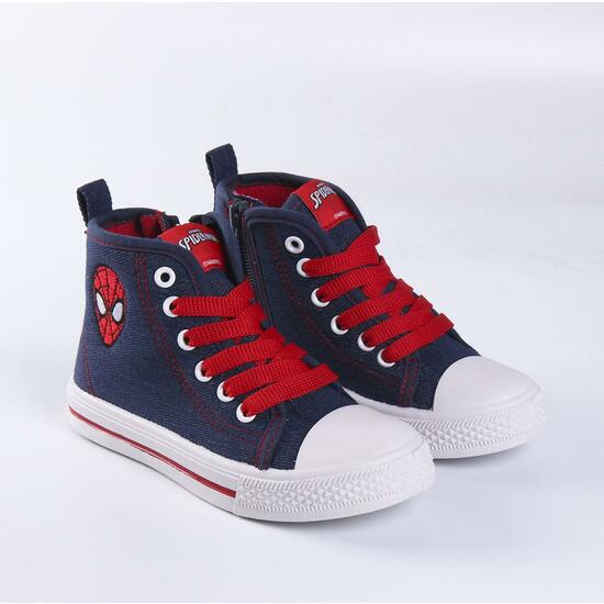 ZAPATILLA LONETA SUELA PVC ALTA SPIDERMAN BLUE image 2