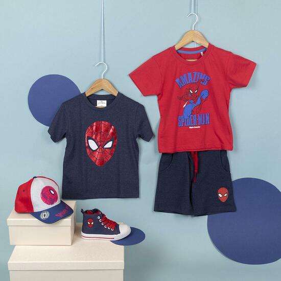 ZAPATILLA LONETA SUELA PVC ALTA SPIDERMAN BLUE image 5