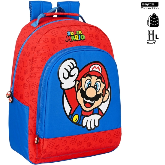 SÚPER MARIO MOCHILA ADAPTABLE A CARRO 32X42X15 image 0