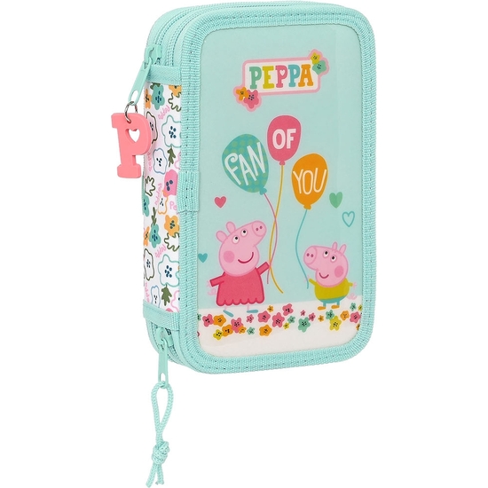 PEPPA PIG PLUMIER DOBLE COMPLETO 13X20X4 image 0